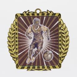 Lynx Wreath Soccer Male Medal Gold
