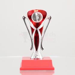 The Filigree Series Cup Silver/Red 145mm