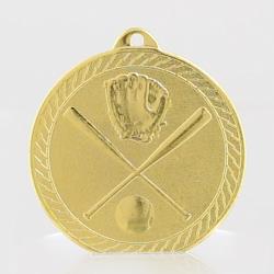 Chevron Baseball Medal 50mm - Gold