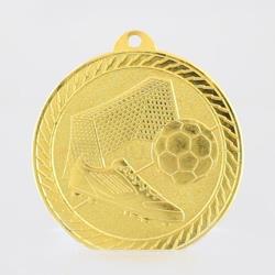 Chevron Soccer Medal 50mm - Gold