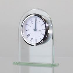 Curved Glass Clock - 165mm