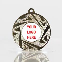 Amplify Personalised Medal 50mm - Gold Gold