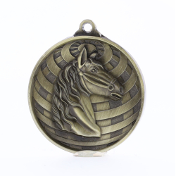 Global Equestrian Medal 50mm Gold 
