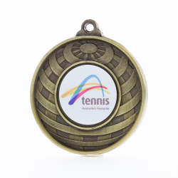 Global Personalised Medal 50mm Gold 