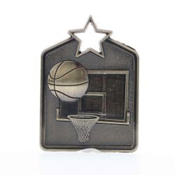 Shield Medal Basketball 60mm Gold