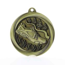 Econo Cross Country Medal 50mm Gold