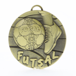 Futsal Medal 50mm Gold