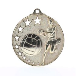 Star Netball Medal 52mm Gold