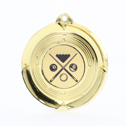Deluxe Billiards Medal 50mm Gold