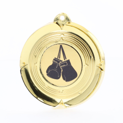Deluxe Boxing Medal 50mm Gold