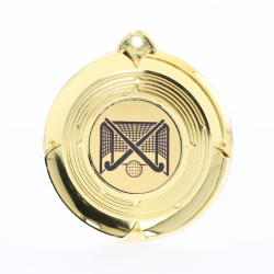 Deluxe Hockey Medal 50mm Gold