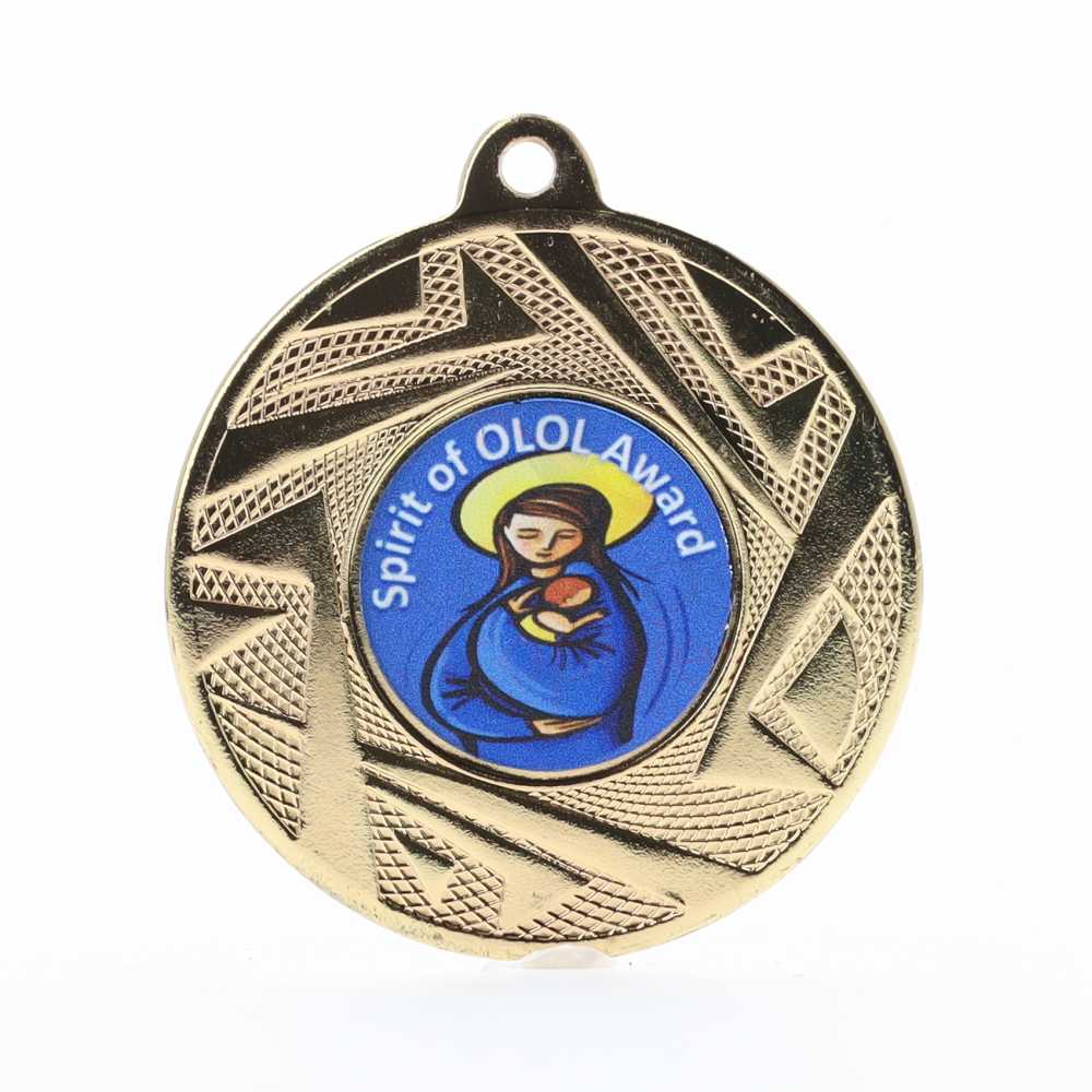 Amplify Personalised Medal 50mm - Gold