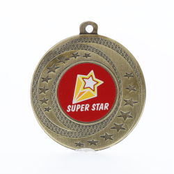 Wayfare Medal Super Star - Gold 50mm