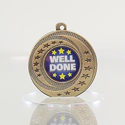 Wayfare Medal Well Done - Gold 50mm