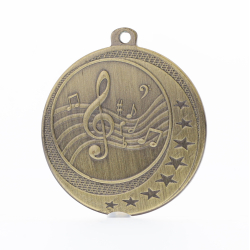 Music Wayfare Medal Gold 50mm