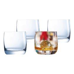 Set of 4 Whiskey Glasses 370ml