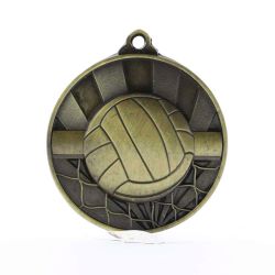 Sunrise Volleyball Medal 50mm Gold