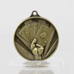 Sunrise Poker Medal 50mm Gold