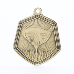 Golf Falcon Medal Gold 65mm
