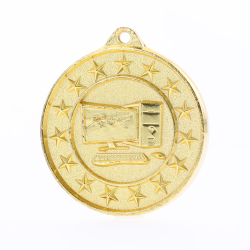 Computer Starry Medal Gold 50mm