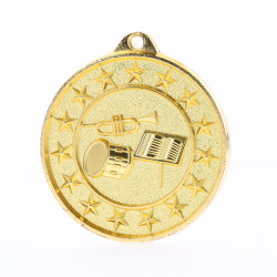 Band Starry Medal Gold 50mm