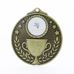 Legacy Personalised Medal 70mm Gold