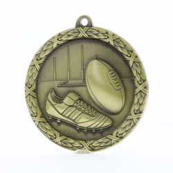 Aussie Rules Derby Medal Gold 64mm
