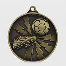 Lightning Series Soccer Medal 55mm Gold