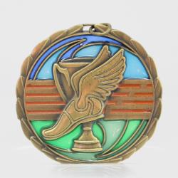 Stained Glass Athletics Medal 65mm Gold