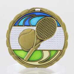 Stained Glass Tennis Medal 65mm