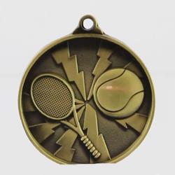 Lightning Tennis Medal 50mm Gold 