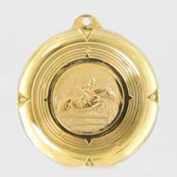 Deluxe Showjumping Medal 50mm Gold