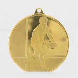 Glacier Rugby Medal 50mm Gold
