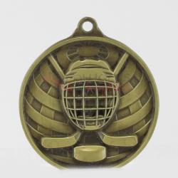 Global Ice Hockey Medal 50mm Gold 