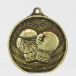 Global Boxing Medal 50mm Gold 