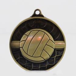 Global Volleyball Medal 50mm Gold 