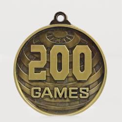 Global 200 Games Medal 50mm