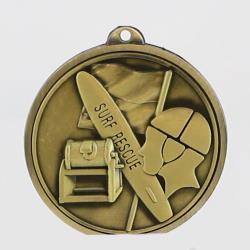 Triumph Surf Lifesaving Medal 55mm Gold
