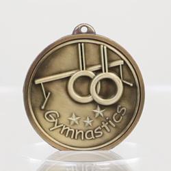 Triumph Gymnastics Medal 50mm Gold