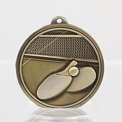 Triumph Table Tennis Medal 50mm Gold