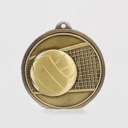 Triumph Volleyball Medal 50mm Gold