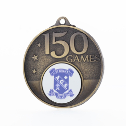 Personalised 150 Games Medal 50mm