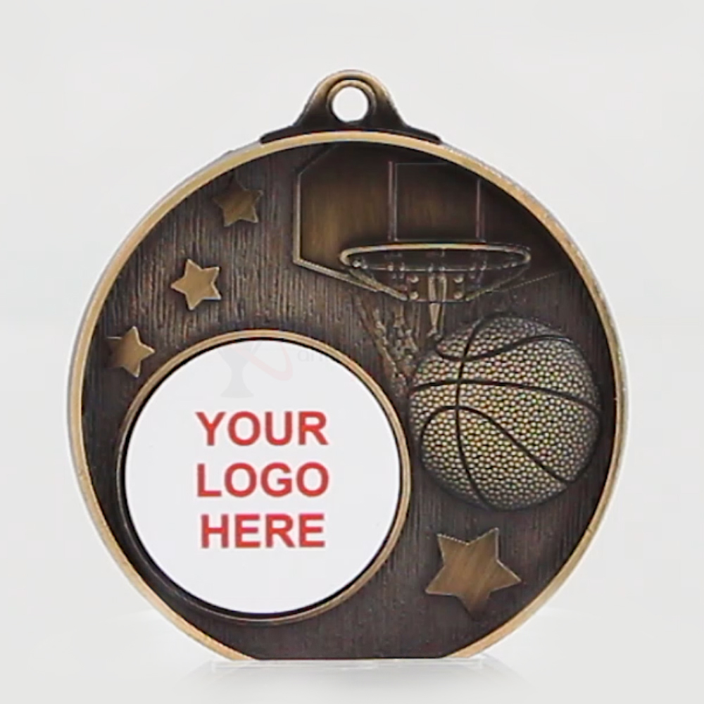 Stellar Basketball Logo Gold