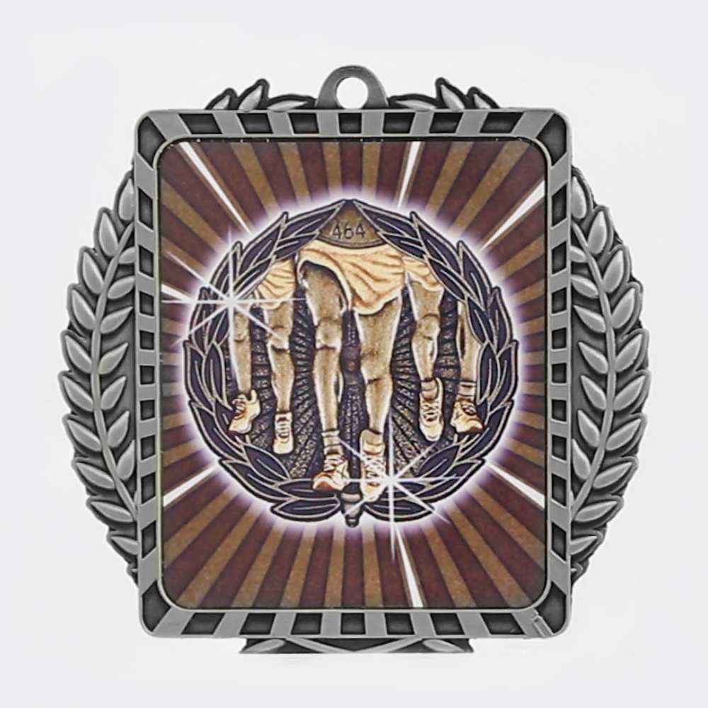 Lynx Wreath Track Medal Silver