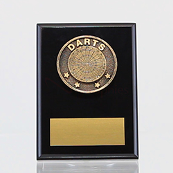 Spartan Darts Black Plaque 175mm