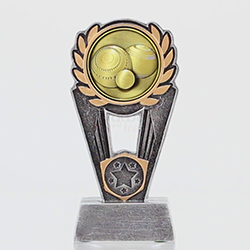 RF292B FREE Engraving Award td 165mm Antique Gold Male Lawn Bowls Trophy 