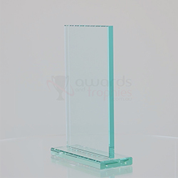 Jade Glass Rectangle Stand 235mm