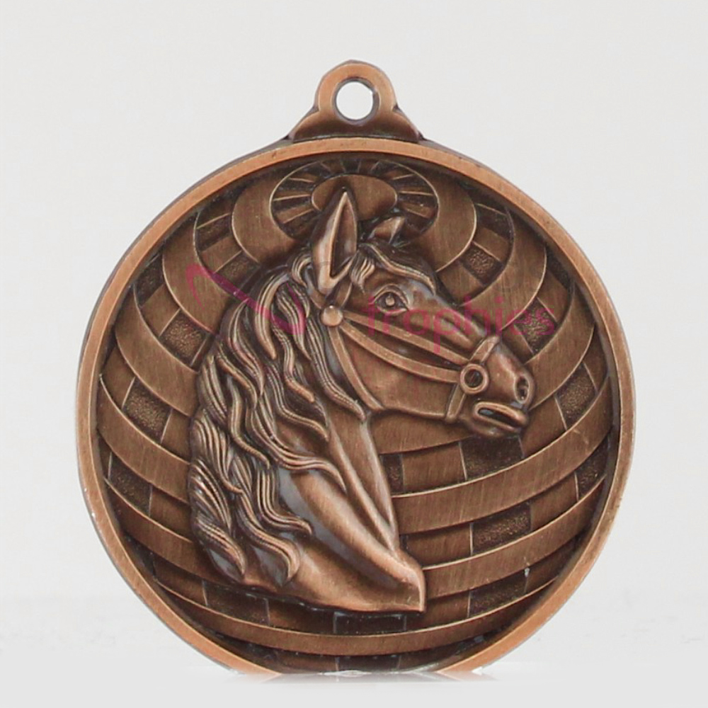 Global Equestrian Medal 50mm Bronze 