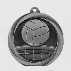 Econo Volleyball Medal 50mm Silver