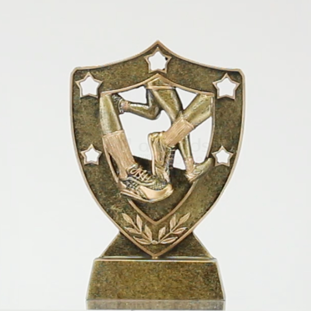 Athletics Shield Stand with Stars 160mm